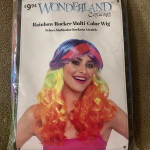Rainbow Long-Haired Wig